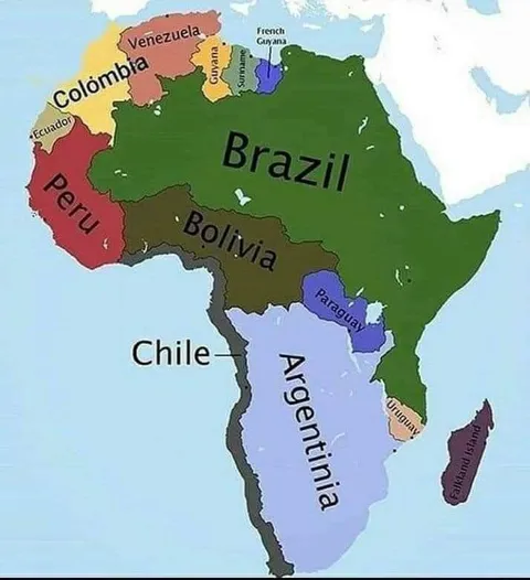 South America Map Labels