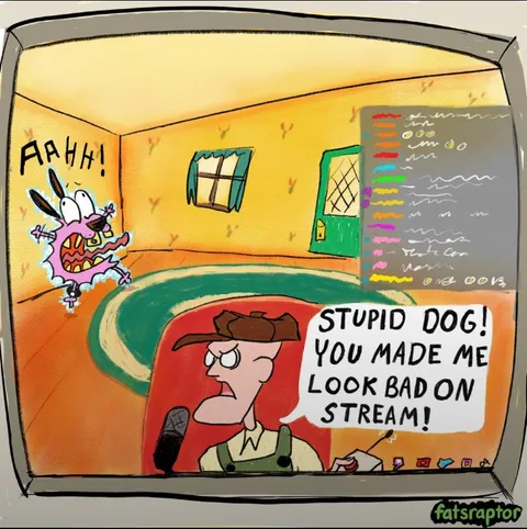 Stupid Dog Ruins the Stream