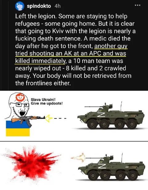 Reddit Wojak shoots APC