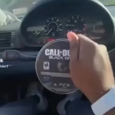 Call of Duty Disc While Driving
