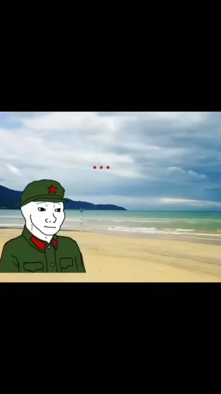 Chinese Navy Claims the Beach