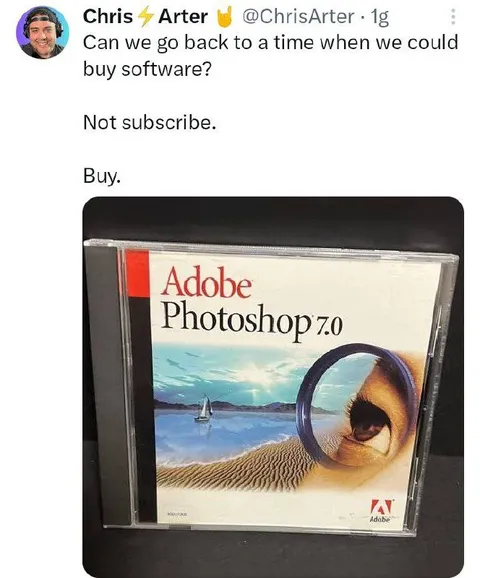 Can We Go Back to Buying Software