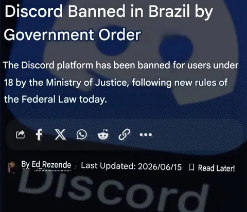 Discord Banned in Brazil