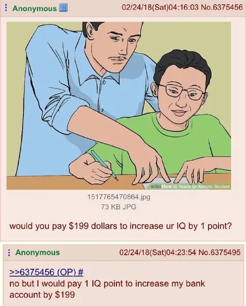 Pay IQ Points for Money