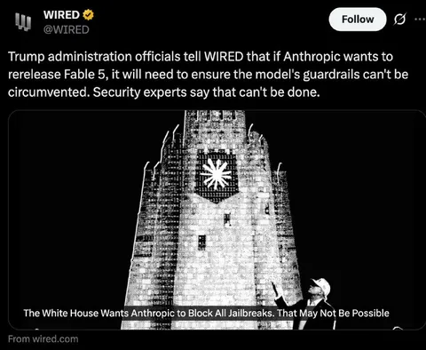 White House Blocks AI Jailbreaks