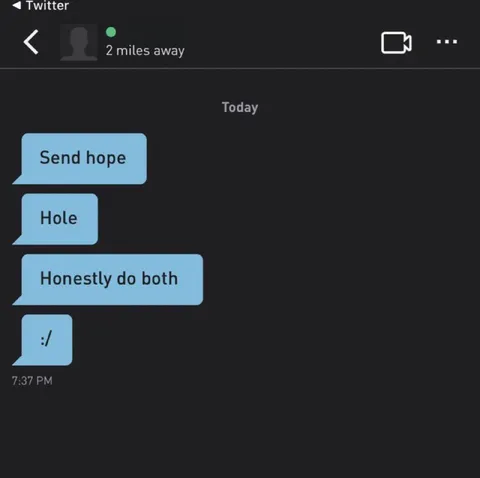 Send Hope or Hole