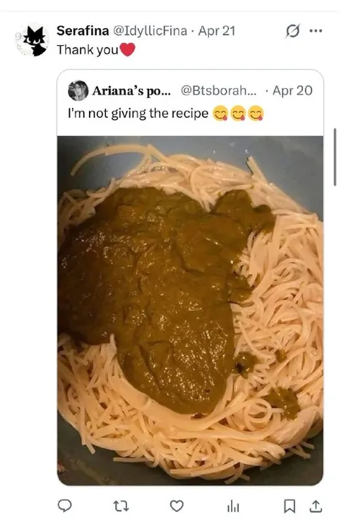 Not Giving the Recipe