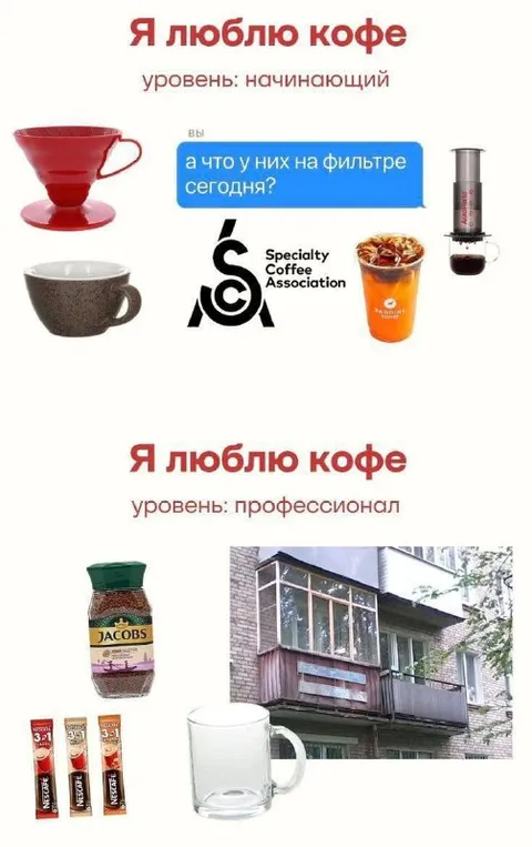 Я люблю кофе: уровень профессионал