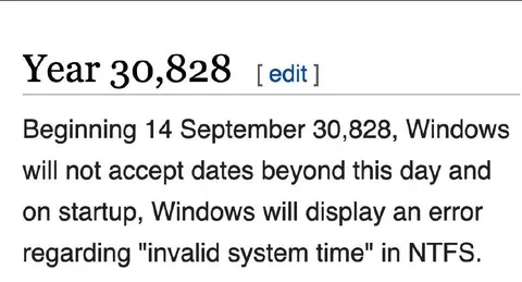 Windows Fails in the Year 30828