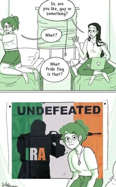 Mistaking the Irish Flag for Pride