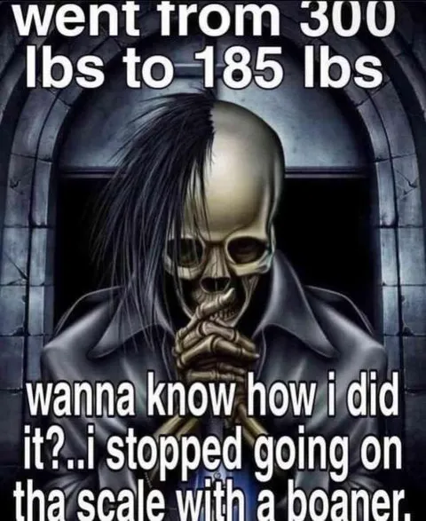 Stopped Weighing With a Boner
