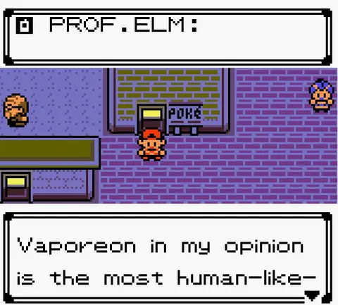 Vaporeon Is Most Human-Like