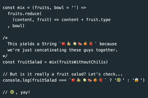 When Fruit Salad Is Just Concatenation