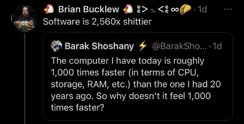 Modern Computer Feels Slower