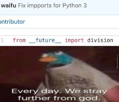 Python Imports Drift from God