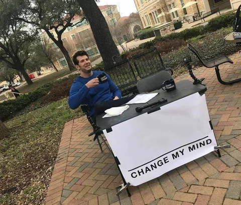 Change My Mind campus debate