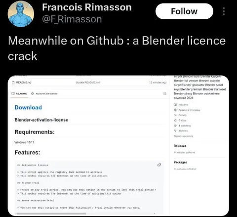 Blender License Crack on GitHub