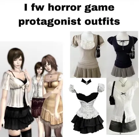Horror Game Protagonist Outfits