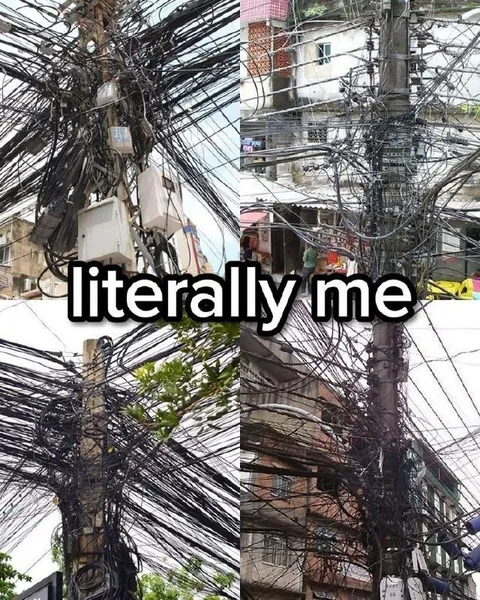 Literally Me Tangled Wires