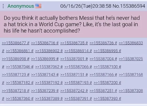 Messi World Cup Hat Trick