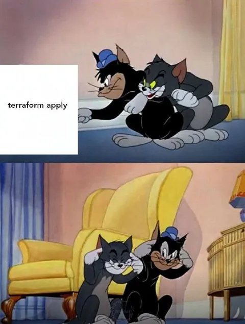 Terraform Apply Cat Teamwork