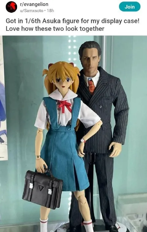 Asuka and Patrick Bateman Together