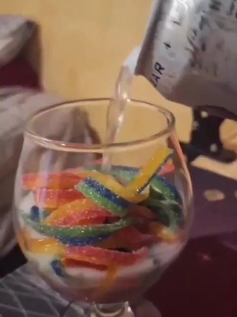 Gummy Worms Become a Cocktail
