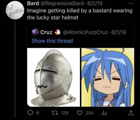 Lucky Star Helmet Knight