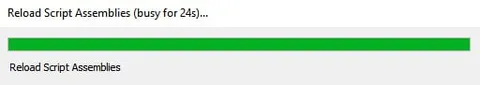 Reload Script Assemblies Progress Bar