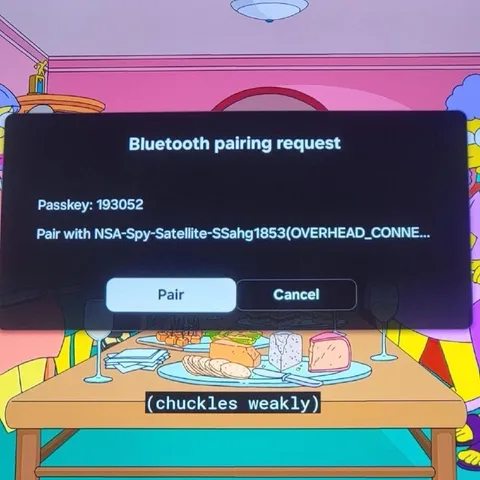 NSA Satellite Bluetooth Pairing
