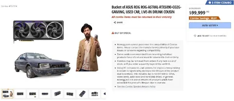 ASUS GPU Car Drunk Cousin Combo