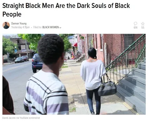 Straight Black Men Are the Dark Souls