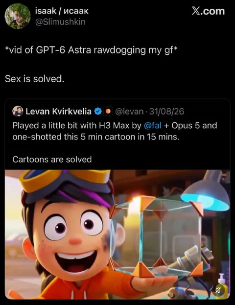 Sex Is Solved, Cartoons Are Solved