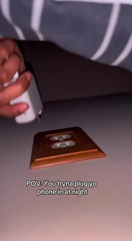 Trying to Charge Your Phone at Night