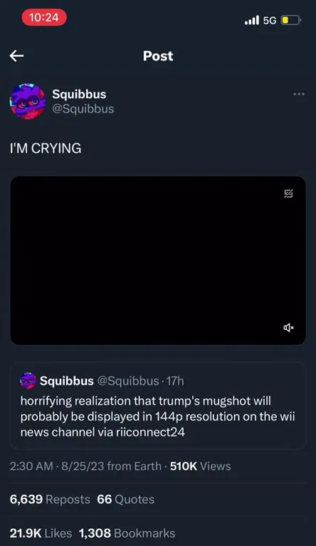 Trump Mugshot on Wii News