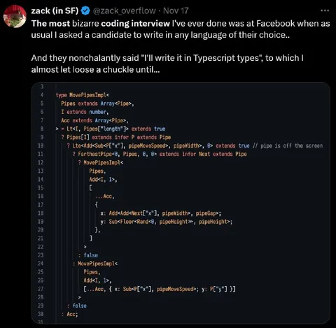 Typescript Types Coding Interview