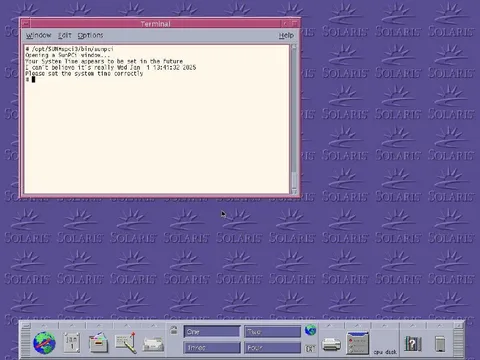 Solaris System Time From the Future