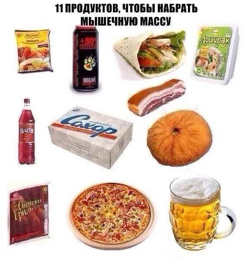 11 продуктов для мышечной массы