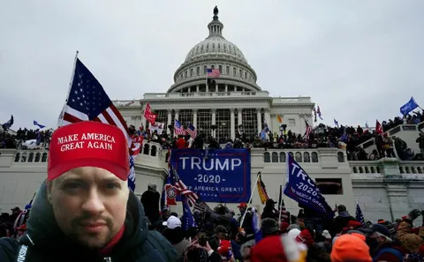 Trump Supporter at Capitol Rally