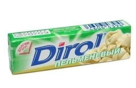Dirol со вкусом пельменей