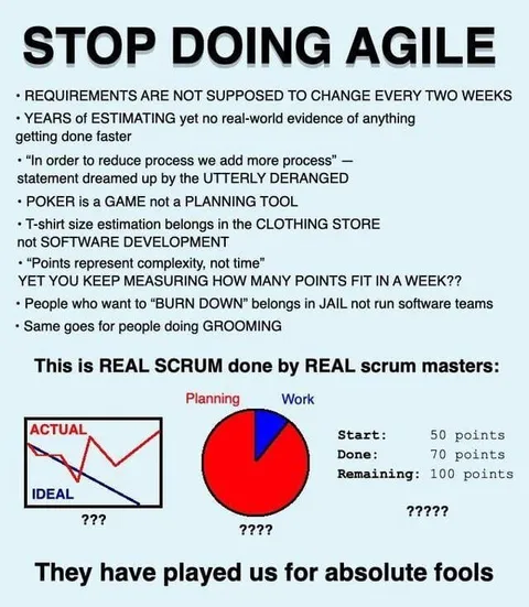 Stop Doing Agile Scrum Meme