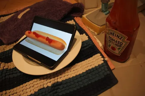 Hot Dog Watching a Hot Dog