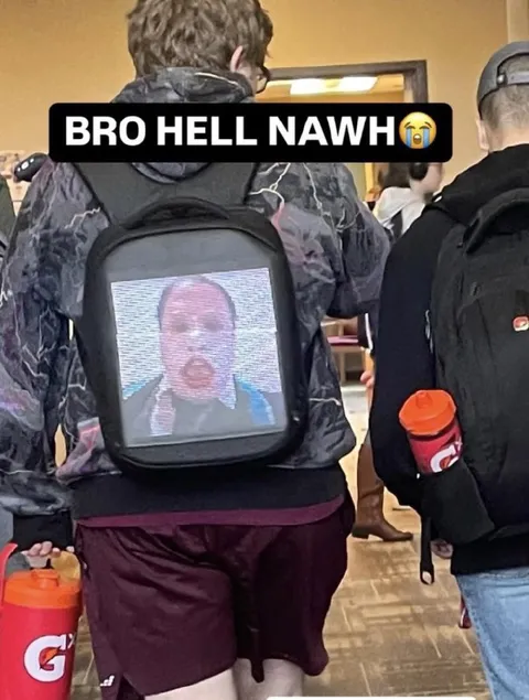 Bro Hell Nawh Reaction Backpack