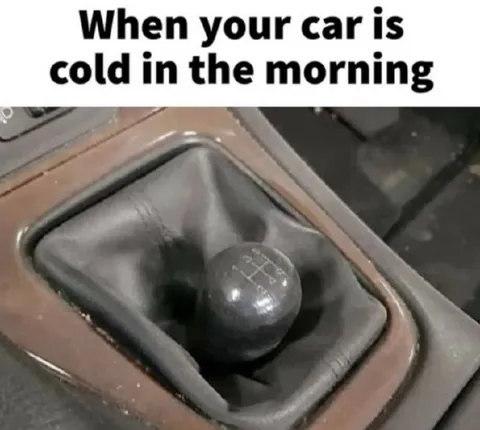 Cold Car Gear Stick