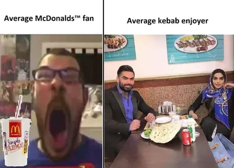 Average McDonald's Fan vs Kebab Enjoyer