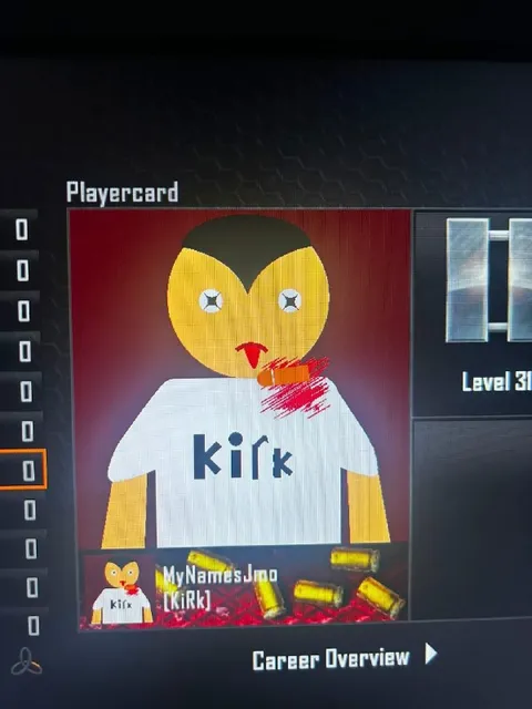 Kirk Player Card