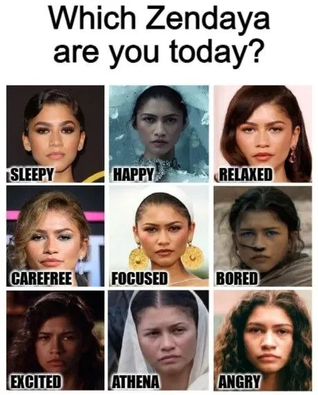 Which Zendaya Are You Today?