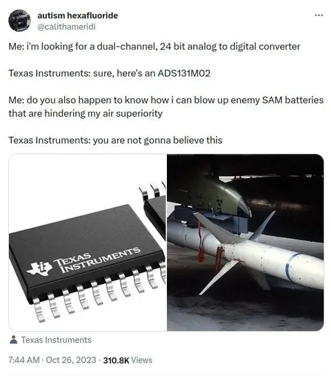 Texas Instruments Missile Upgrade