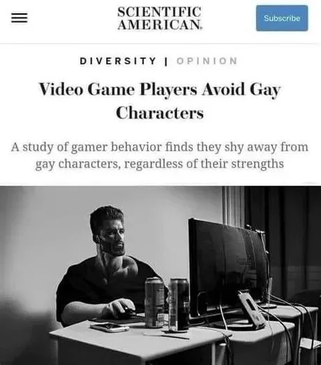 Gamers Avoid Gay Characters