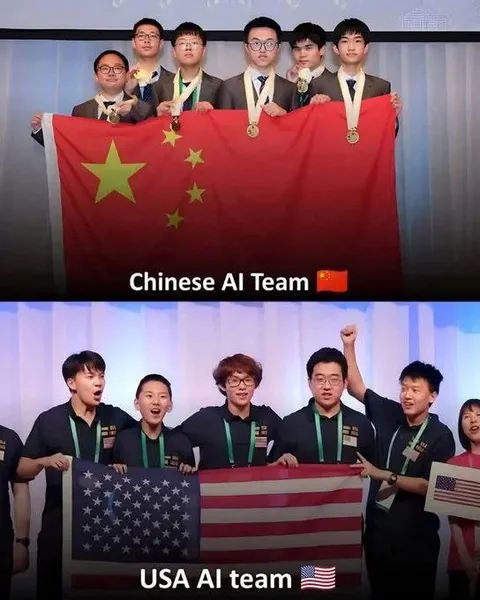 Chinese and USA AI Teams